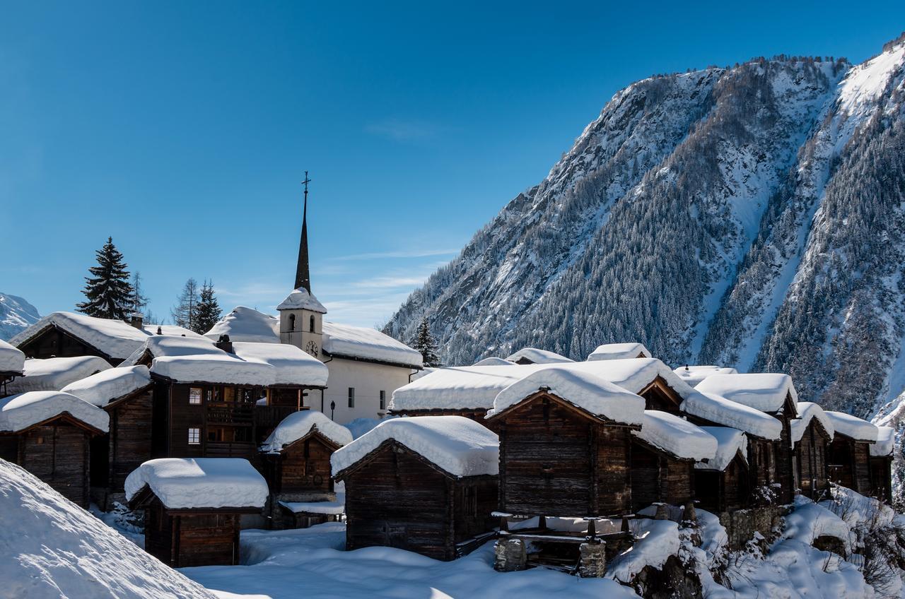 Bergquell Haus D Διαμέρισμα Blatten bei Naters Εξωτερικό φωτογραφία